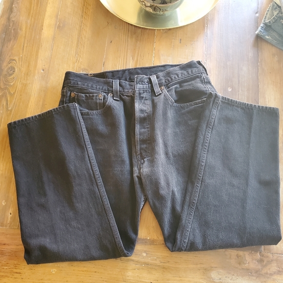 VINTAGE Levi's 501 Button Fly Jeans - Picture 5 of 15